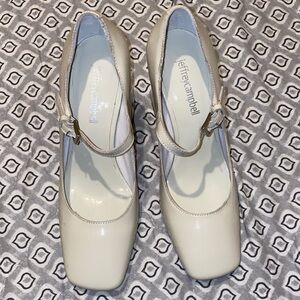 Jeffrey Campbell Beige Mary Jane Heels